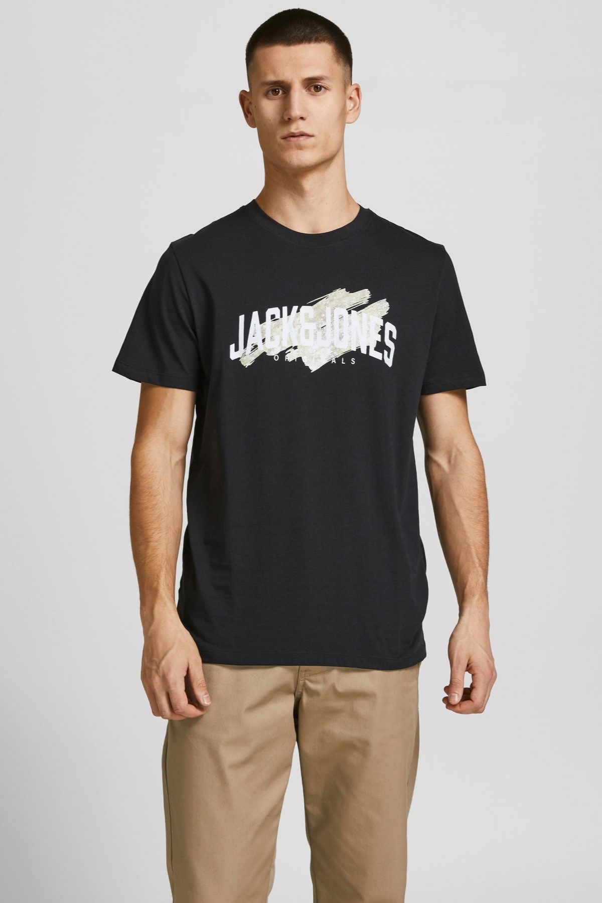 Jack Jones Erkek T-Shirt 12205191 Tap Shoe
