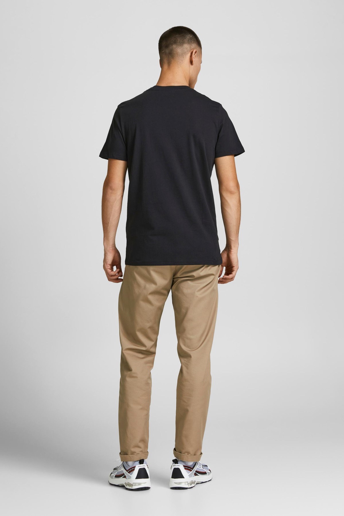 Jack Jones Erkek T-Shirt 12205191 Tap Shoe