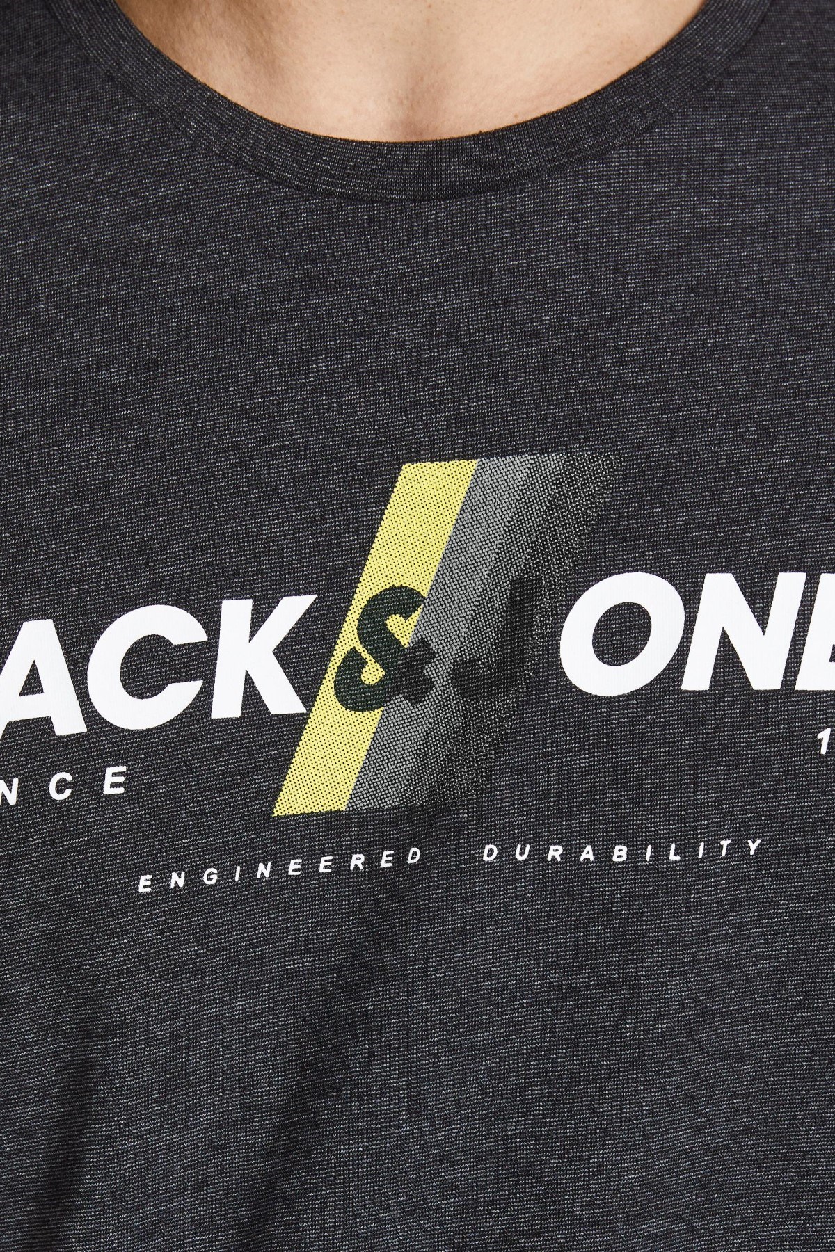 Jack Jones Erkek T-Shirt 12205428 Black