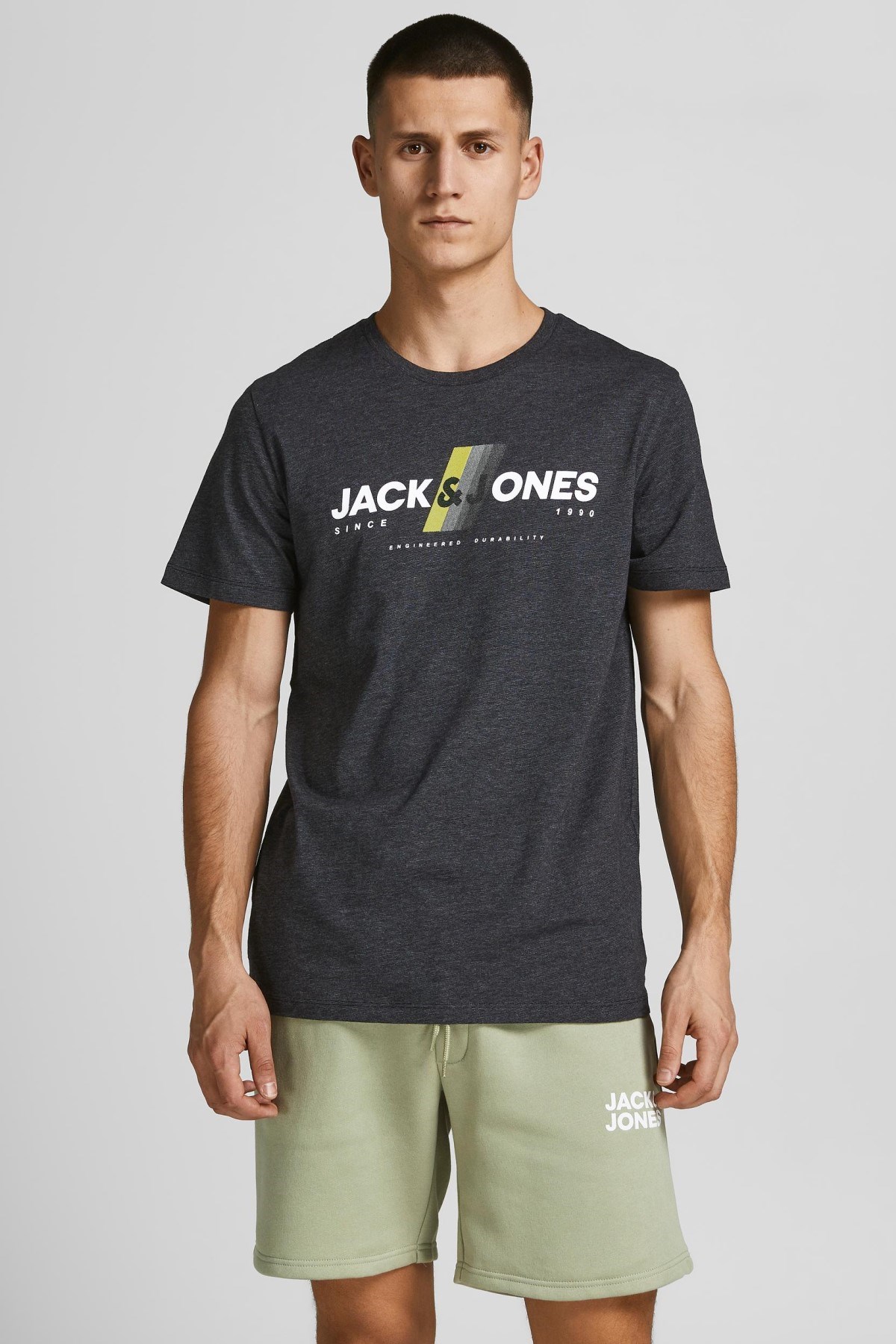 Jack Jones Erkek T-Shirt 12205428 Black