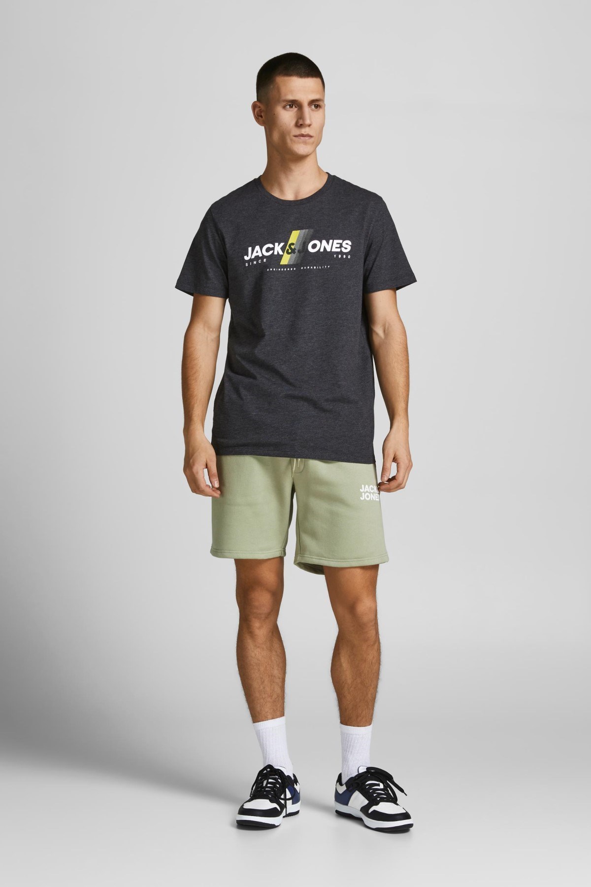 Jack Jones Erkek T-Shirt 12205428 Black