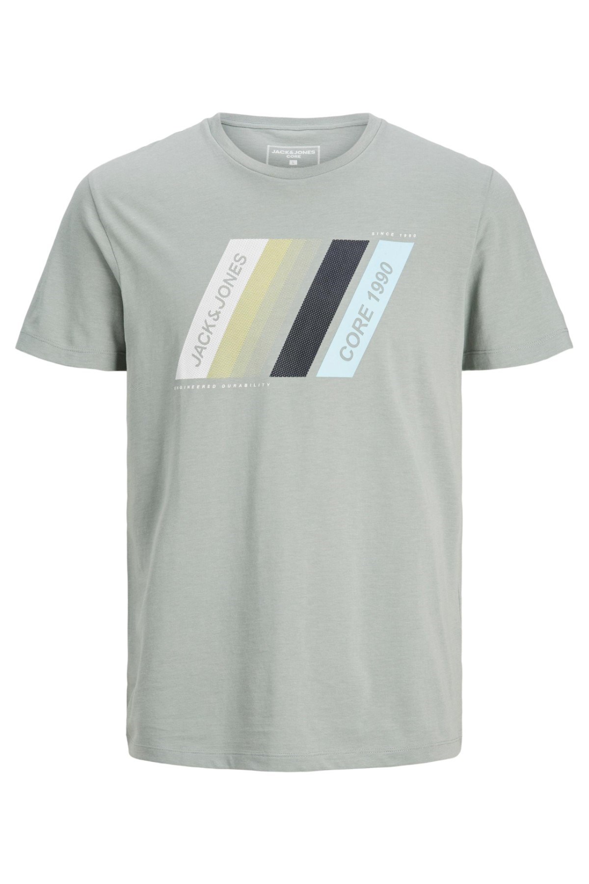 Jack Jones Erkek T-Shirt 12205428 Slate Gray