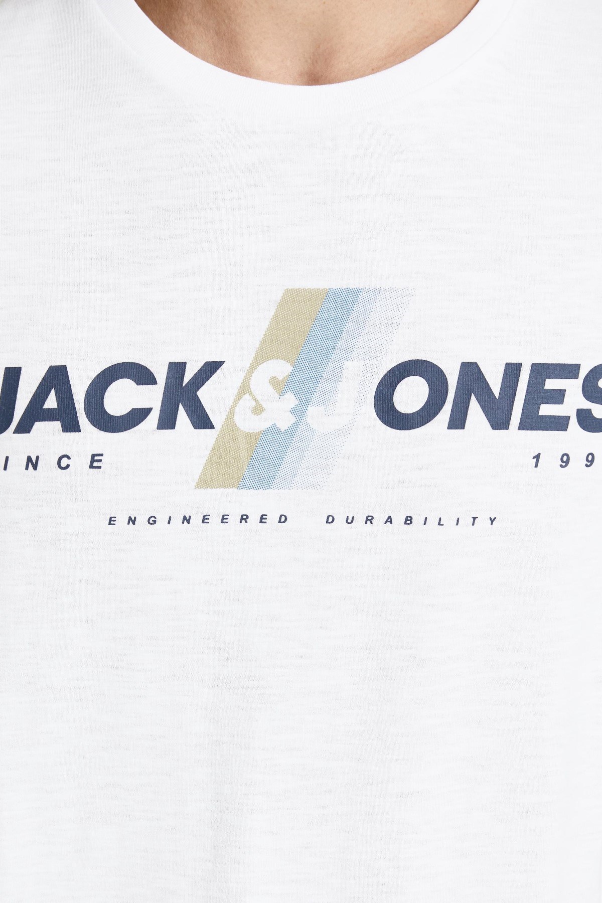 Jack Jones Erkek T-Shirt 12205428 White