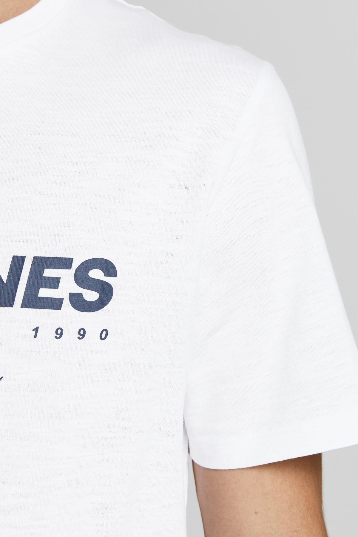 Jack Jones Erkek T-Shirt 12205428 White