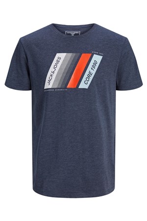 Jack Jones Erkek T-Shirt 12205428 Navy Blazer