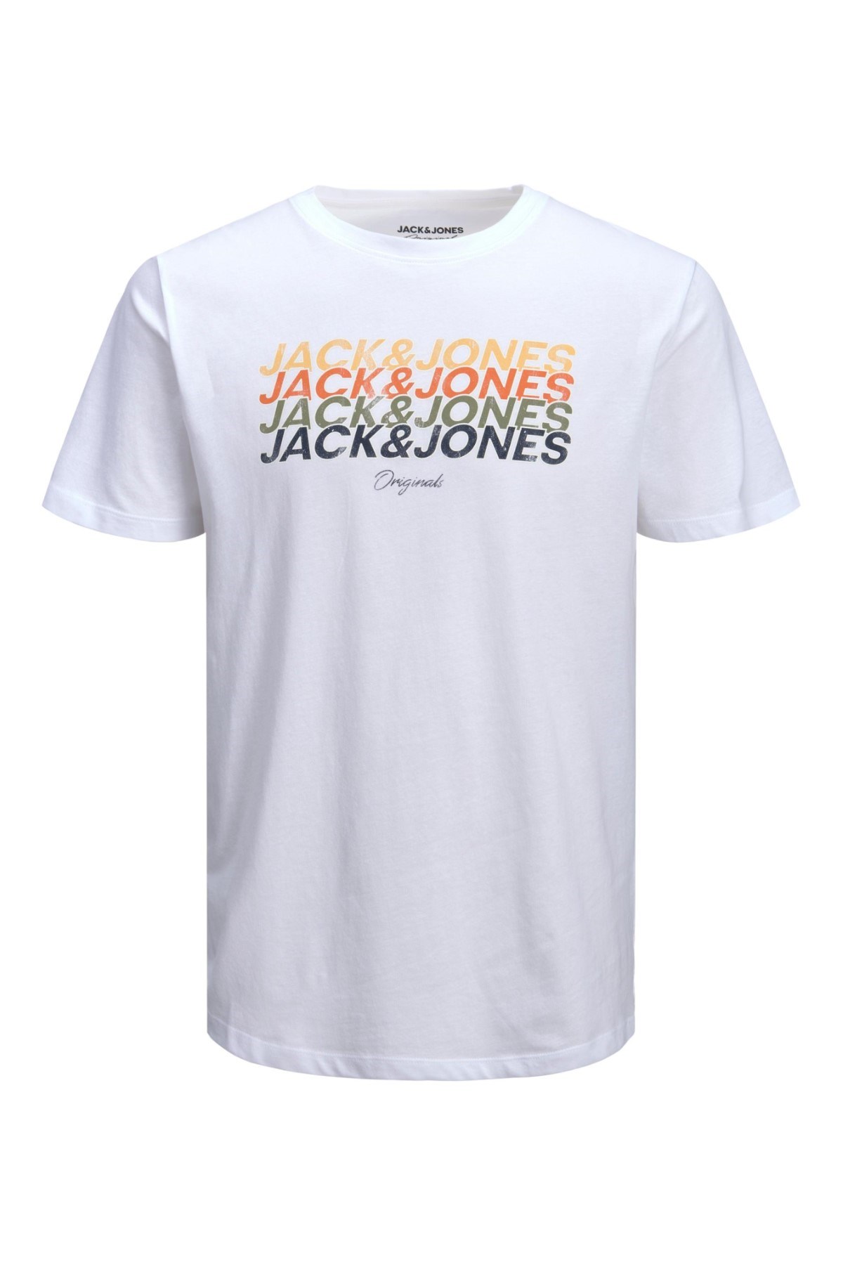 Jack Jones Erkek T-Shirt 12205503 Bright White