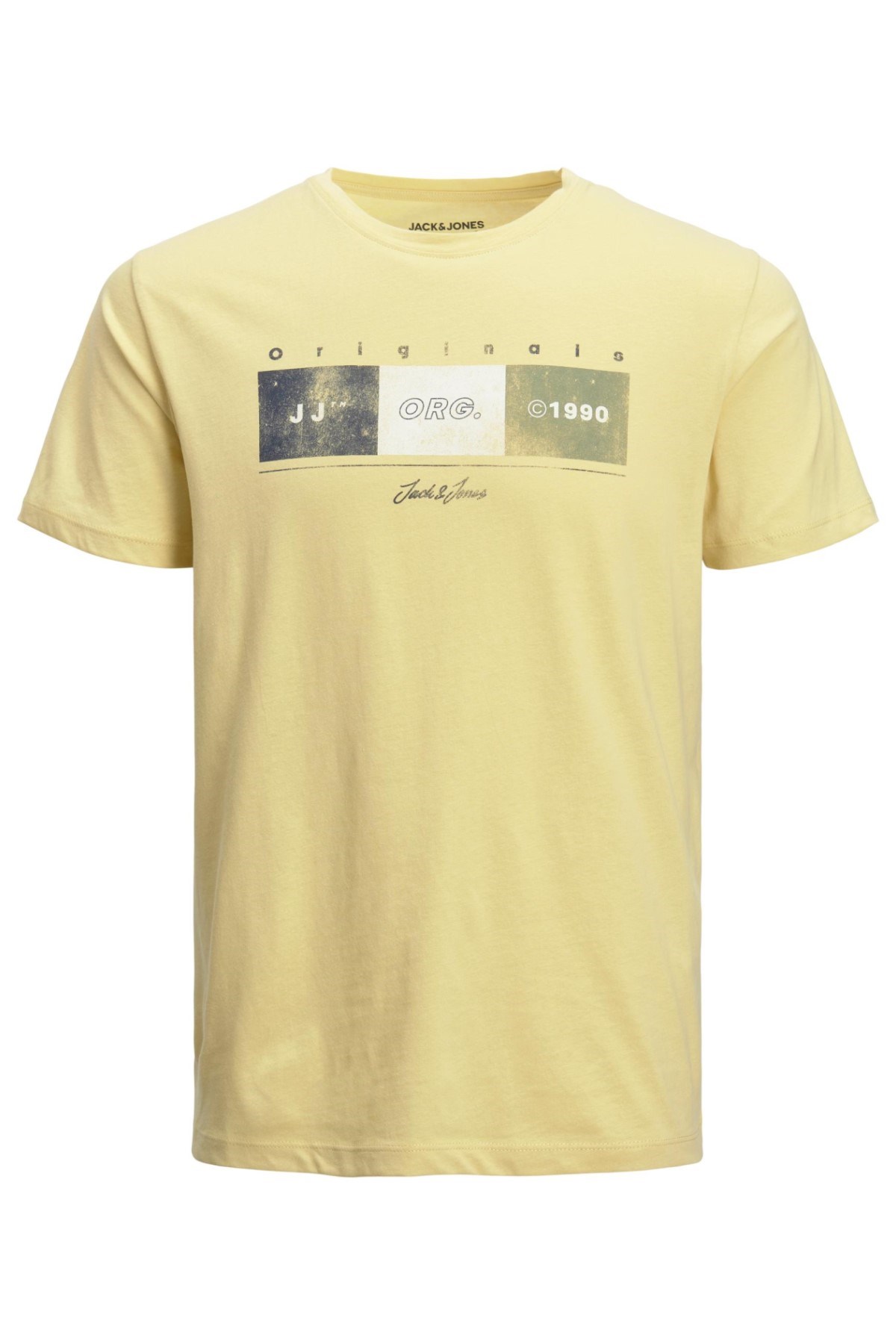 Jack Jones Erkek T-Shirt 12205503 Straw