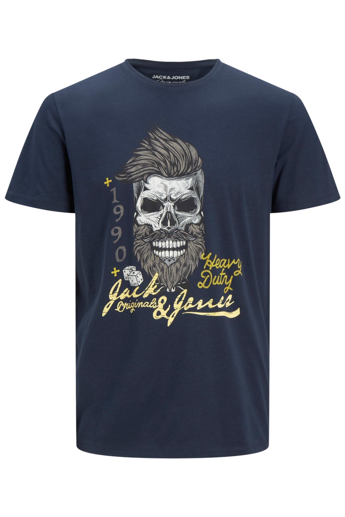 Jack Jones Erkek T-Shirt 12205684 Navy Blazer