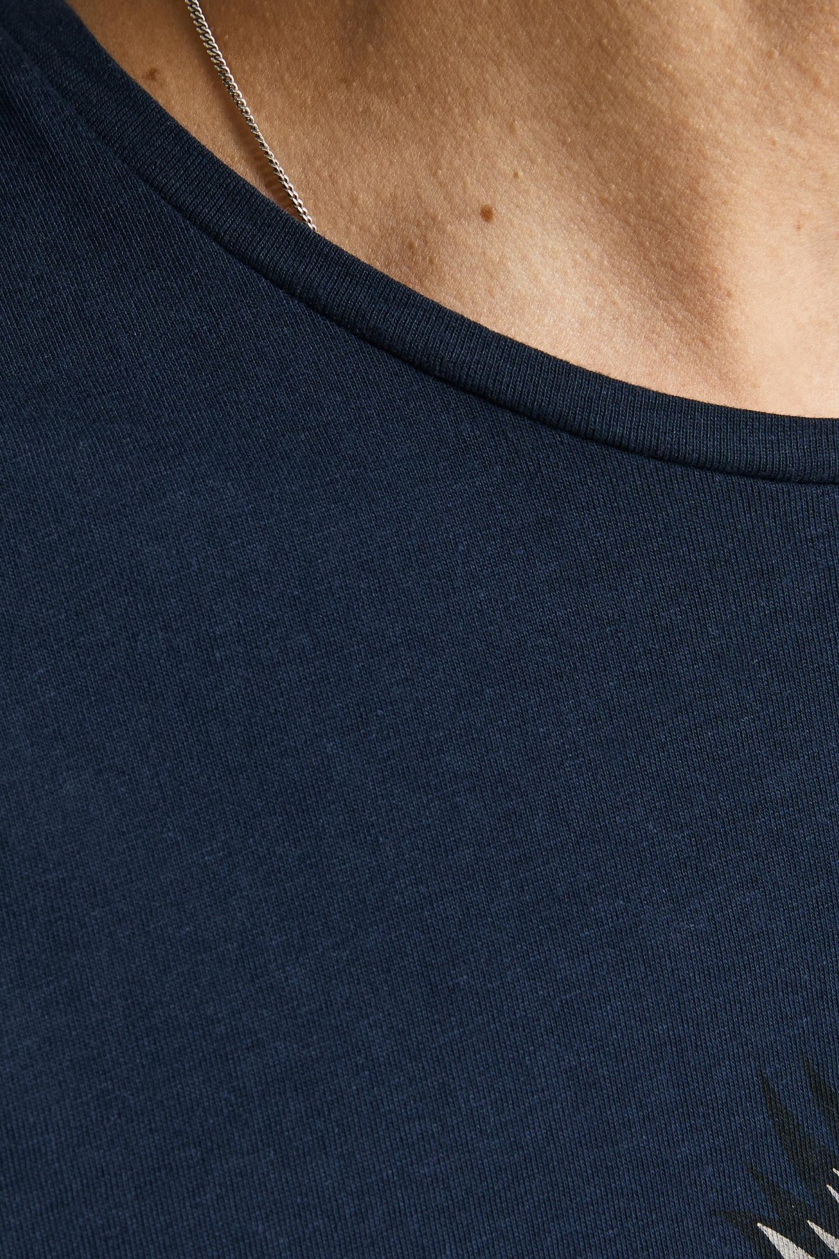 Jack Jones Erkek T-Shirt 12205684 Navy Blazer