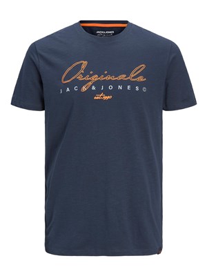 Jack Jones Erkek T-Shirt 12205789 Navy Blazer
