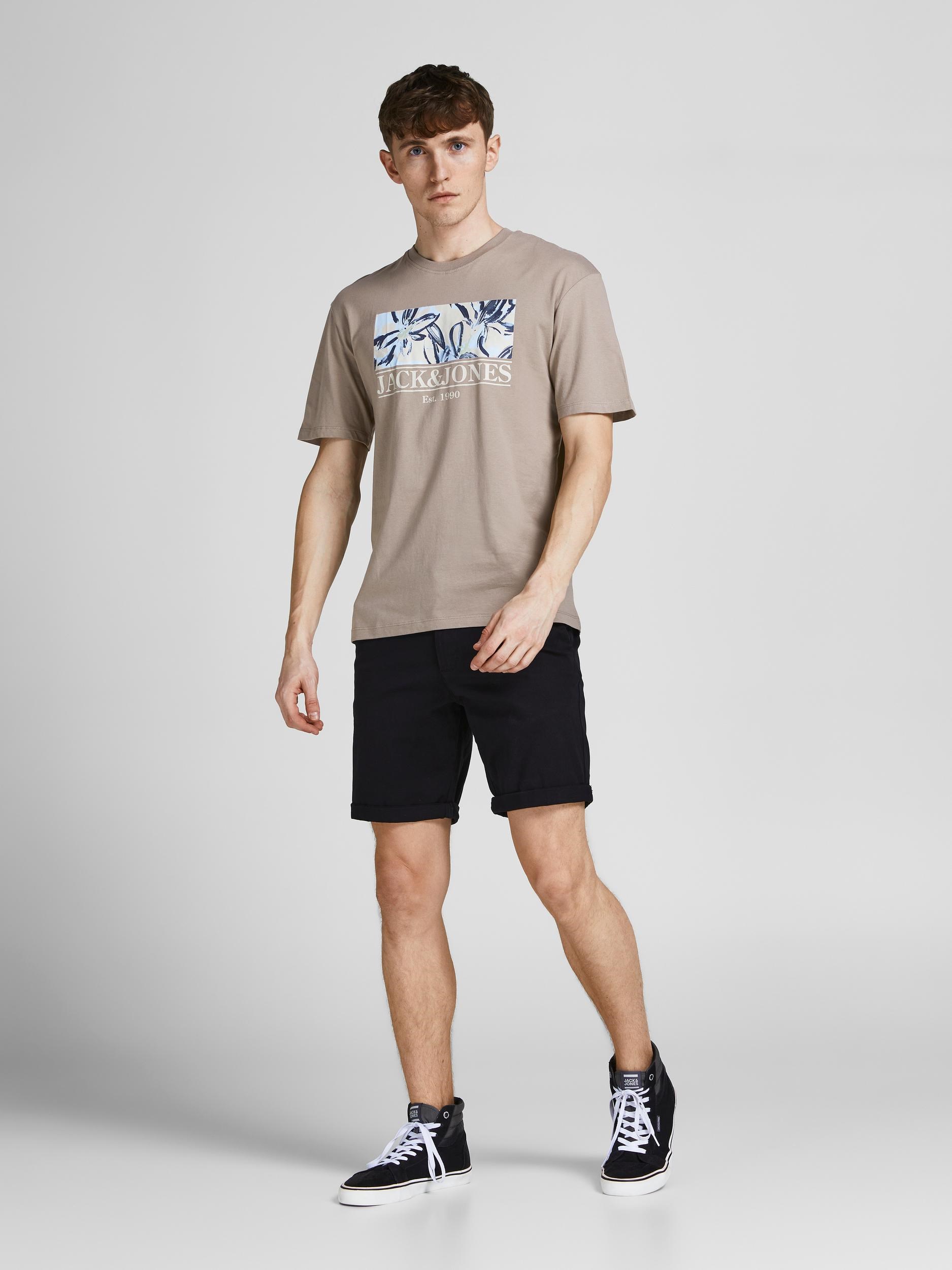 Jack Jones Erkek T-Shirt 12205874 Fungi