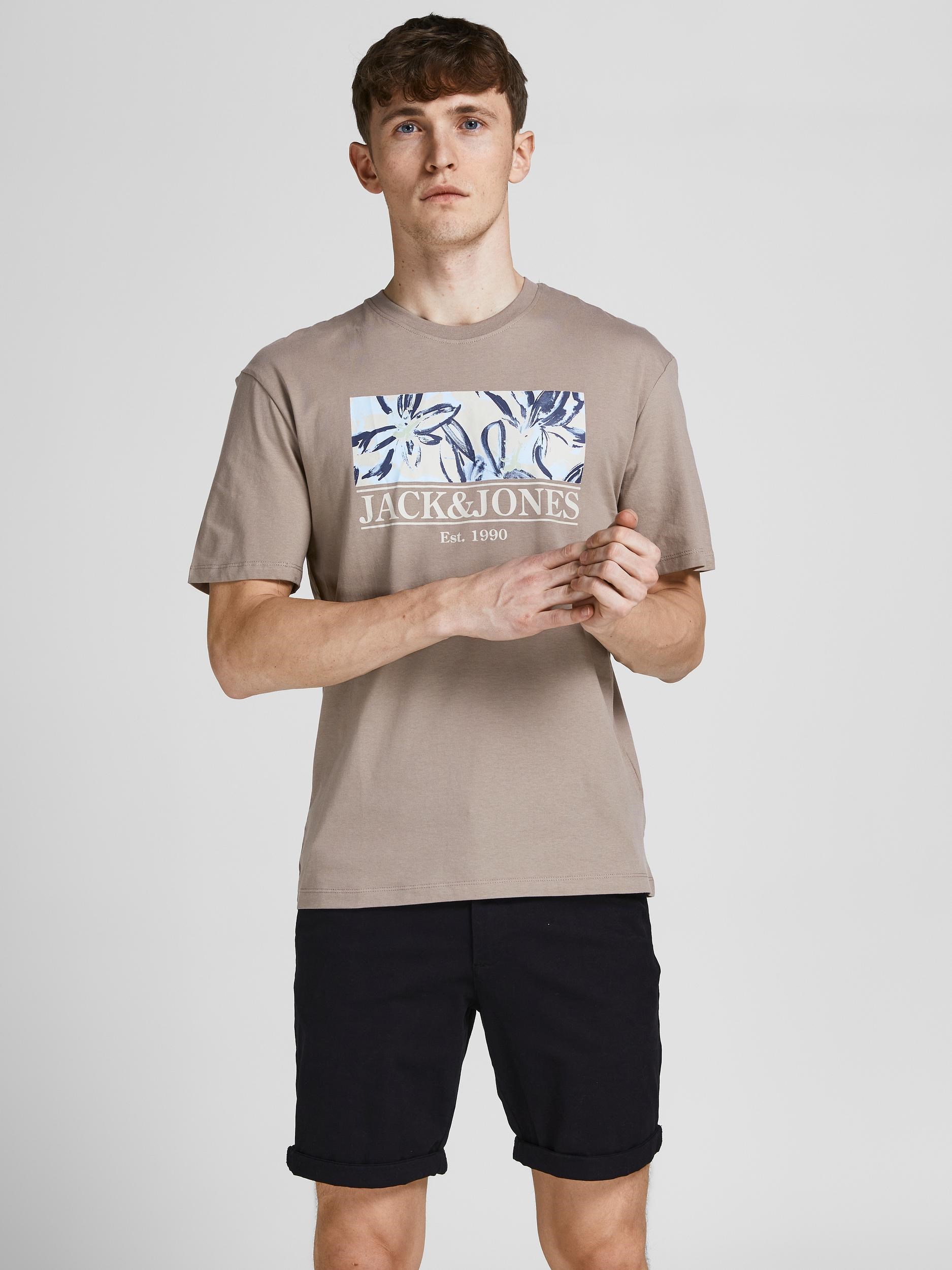Jack Jones Erkek T-Shirt 12205874 Fungi