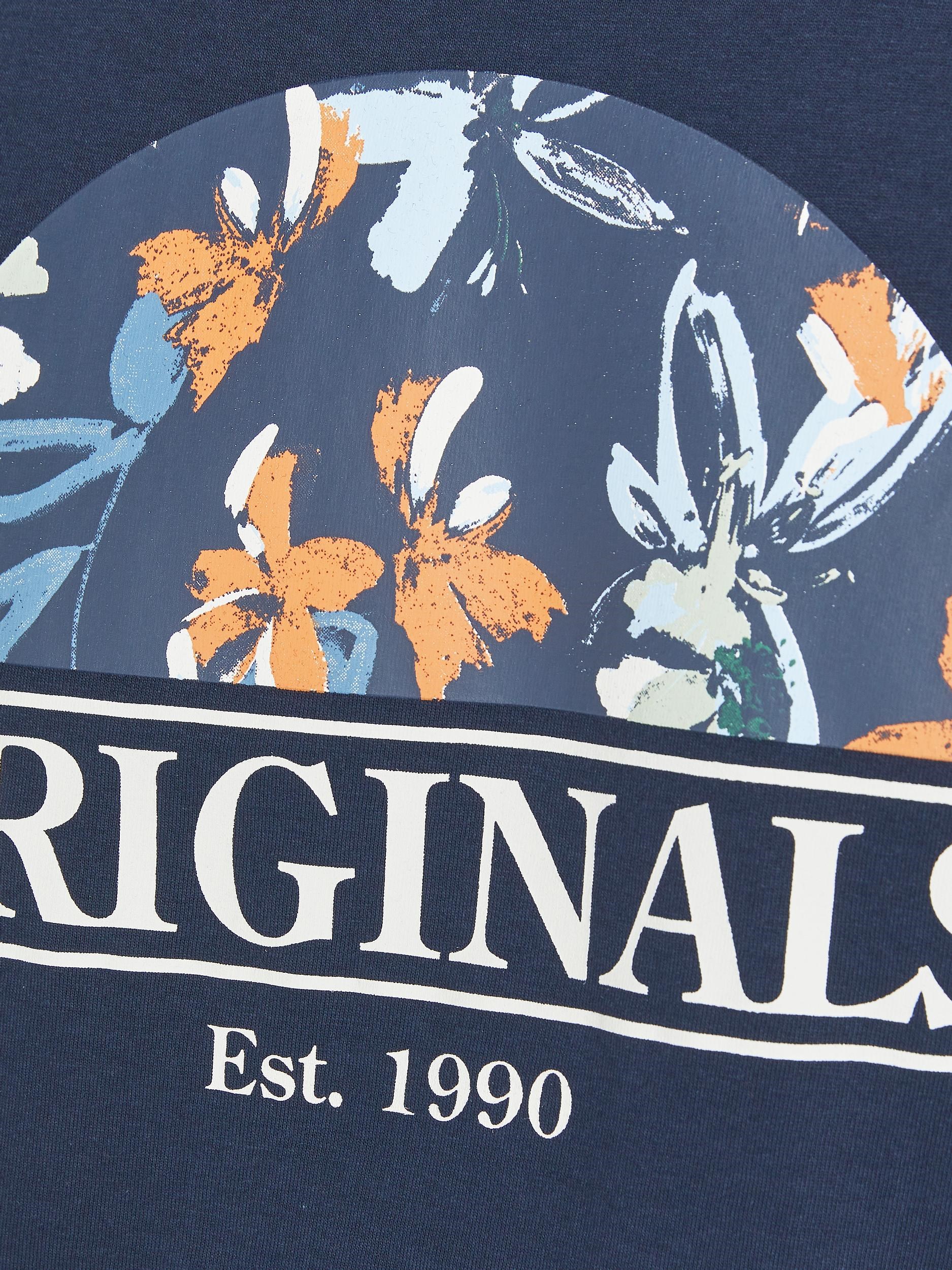 Jack Jones Erkek T-Shirt 12205874 Navy Blazer
