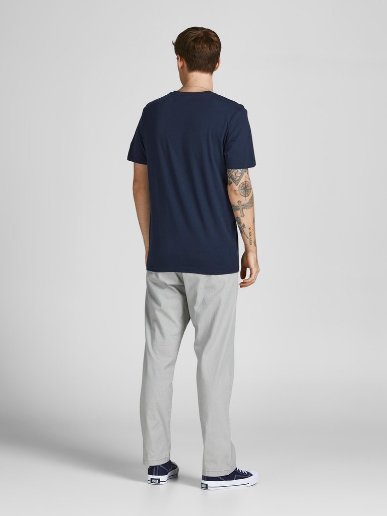 Jack Jones Erkek T-Shirt 12205876 Navy Blazer