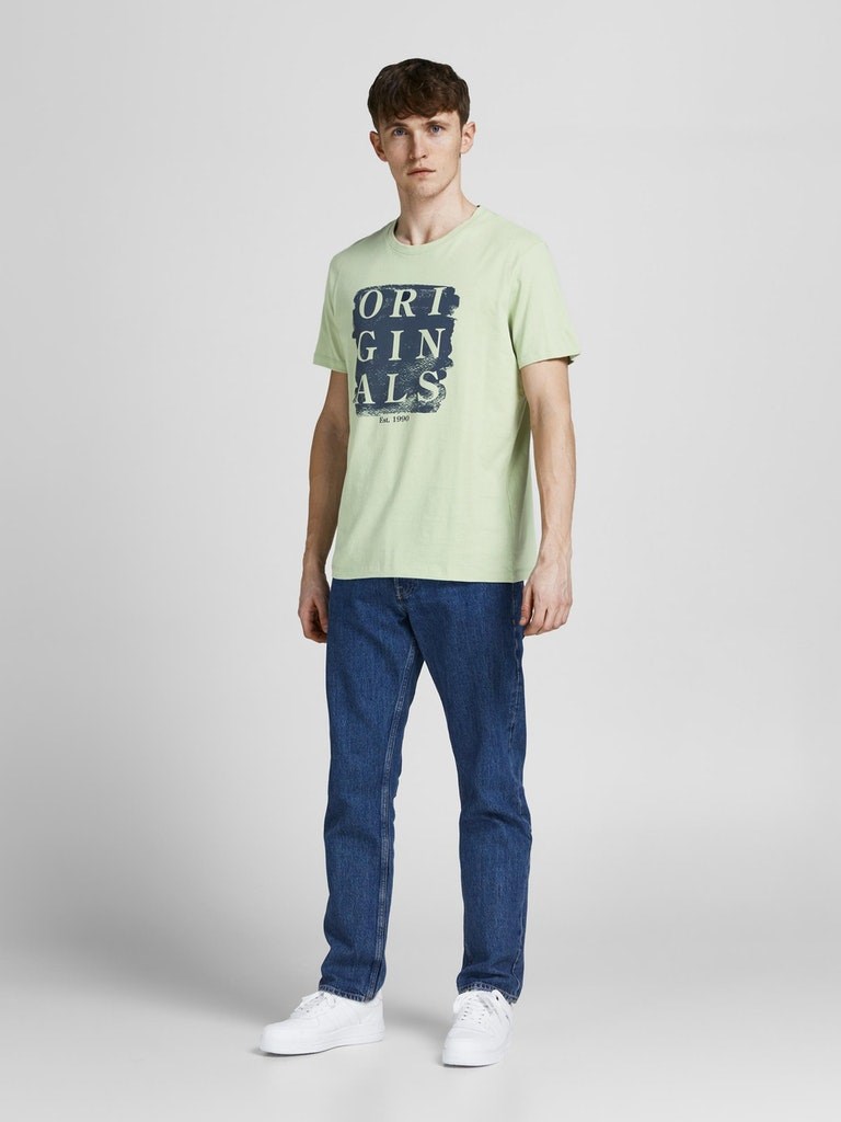 Jack Jones Erkek T-Shirt 12205876 Swamp