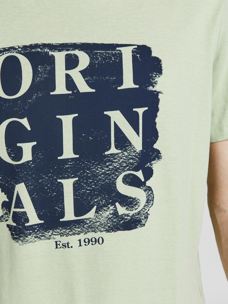 Jack Jones Erkek T-Shirt 12205876 Swamp
