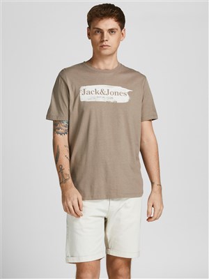 Jack Jones Erkek T-Shirt 12205876 Fungi