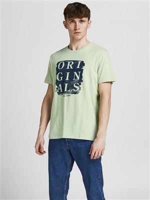 Jack Jones Erkek T-Shirt 12205876 Swamp