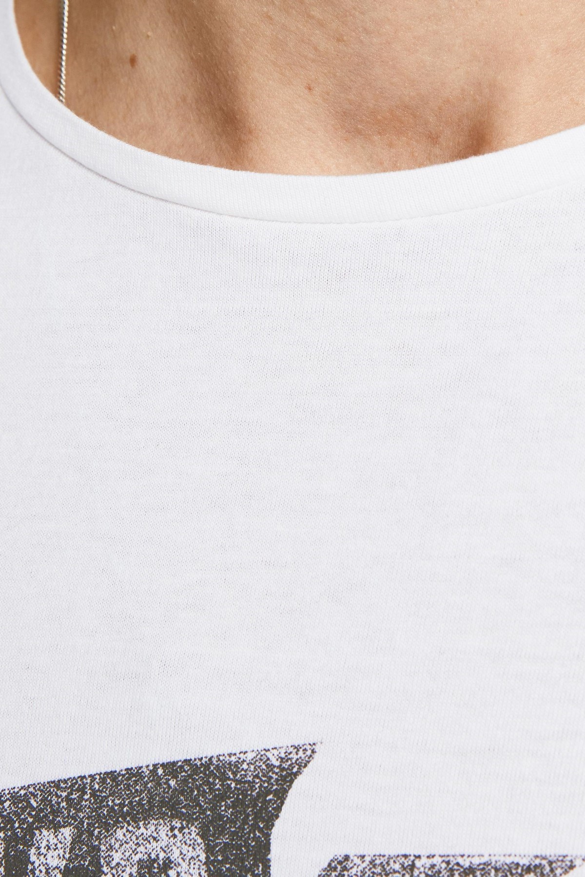 Jack Jones Erkek T-Shirt 12205944 Cloud Dancer