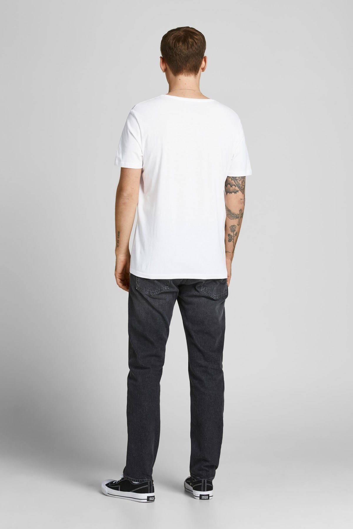 Jack Jones Erkek T-Shirt 12205944 Cloud Dancer