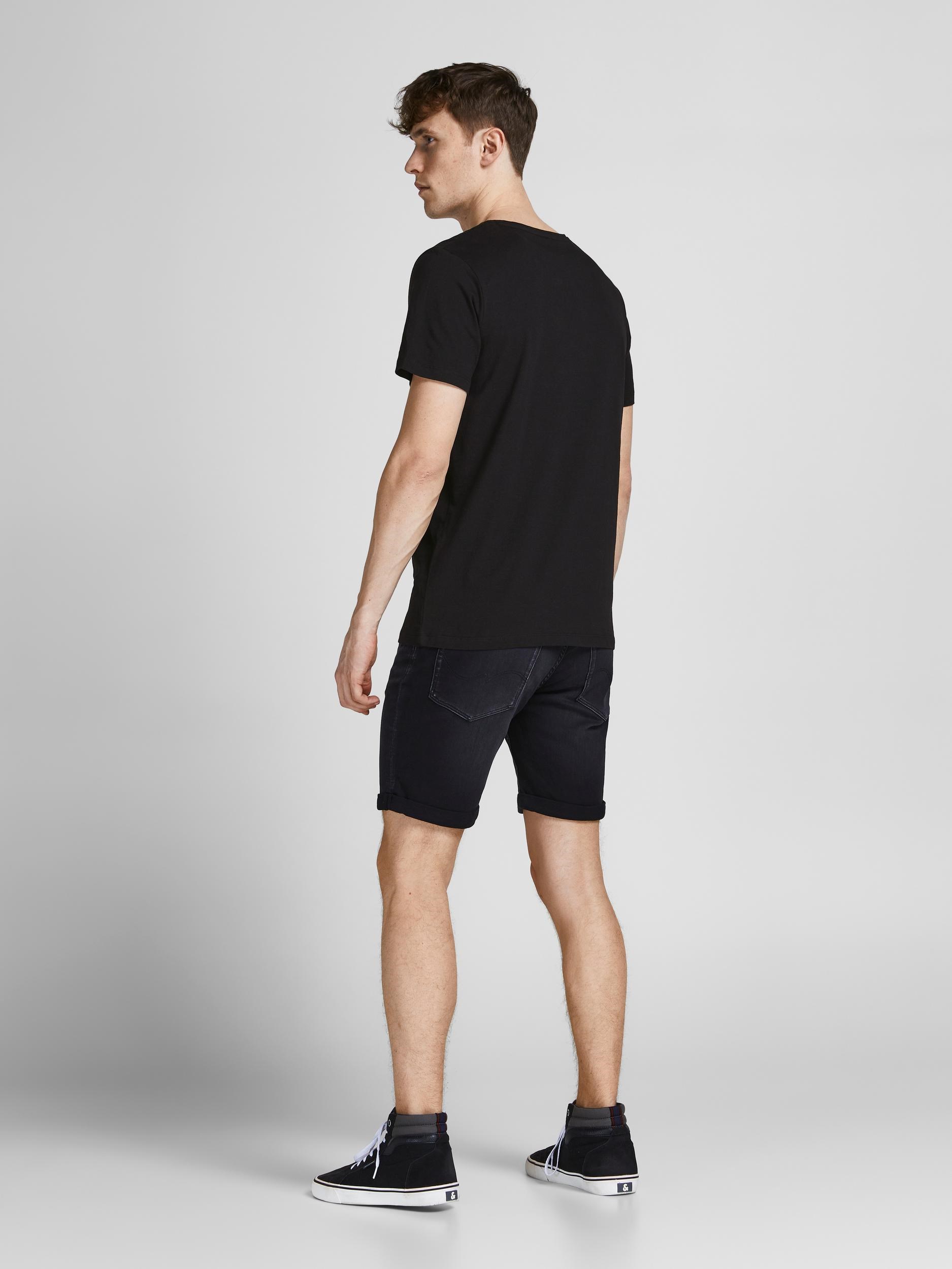 Jack Jones Erkek T-Shirt 12205957 Black