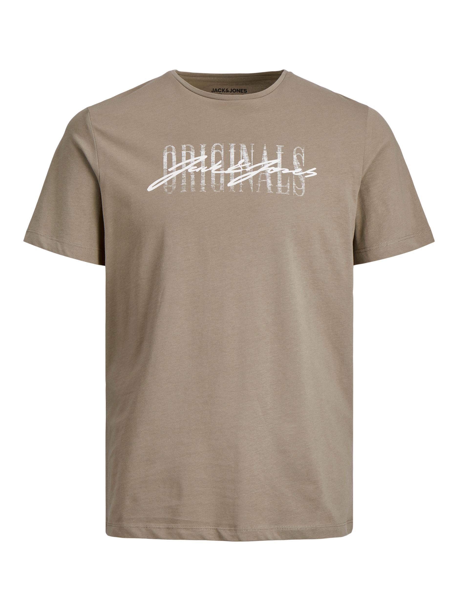 Jack Jones Erkek T-Shirt 12205957 Fungi