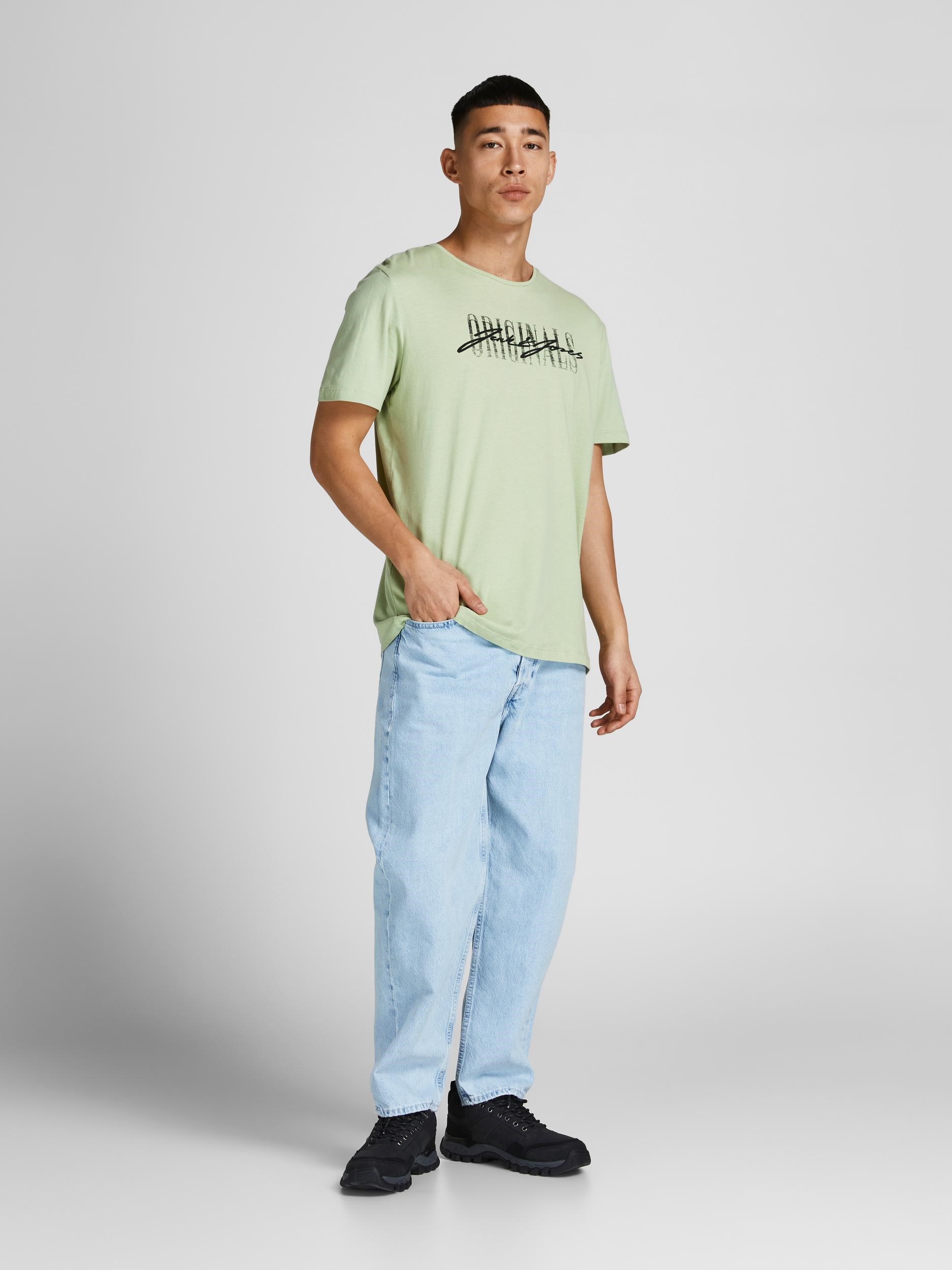 Jack Jones Erkek T-Shirt 12205957 Swamp