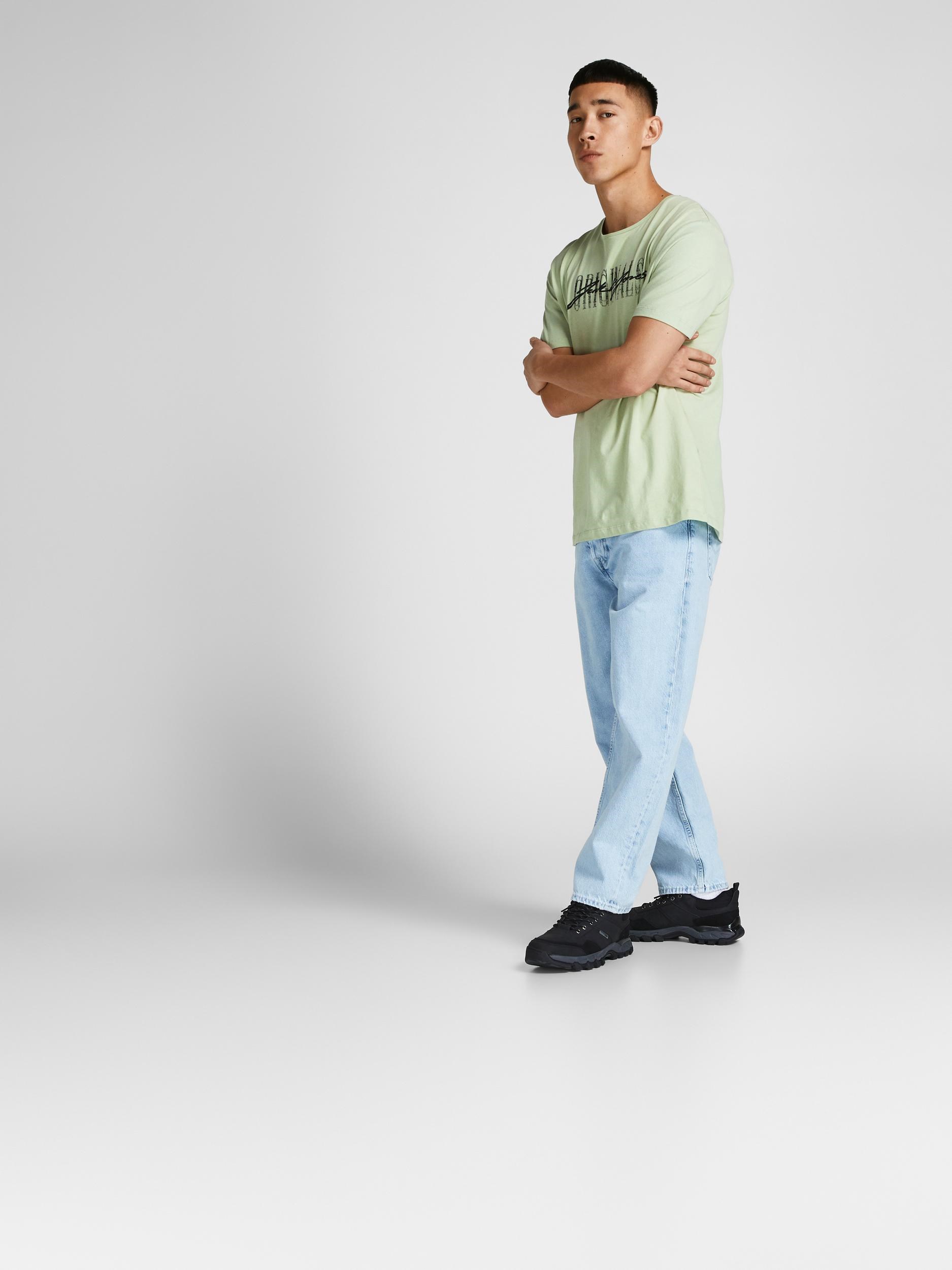 Jack Jones Erkek T-Shirt 12205957 Swamp