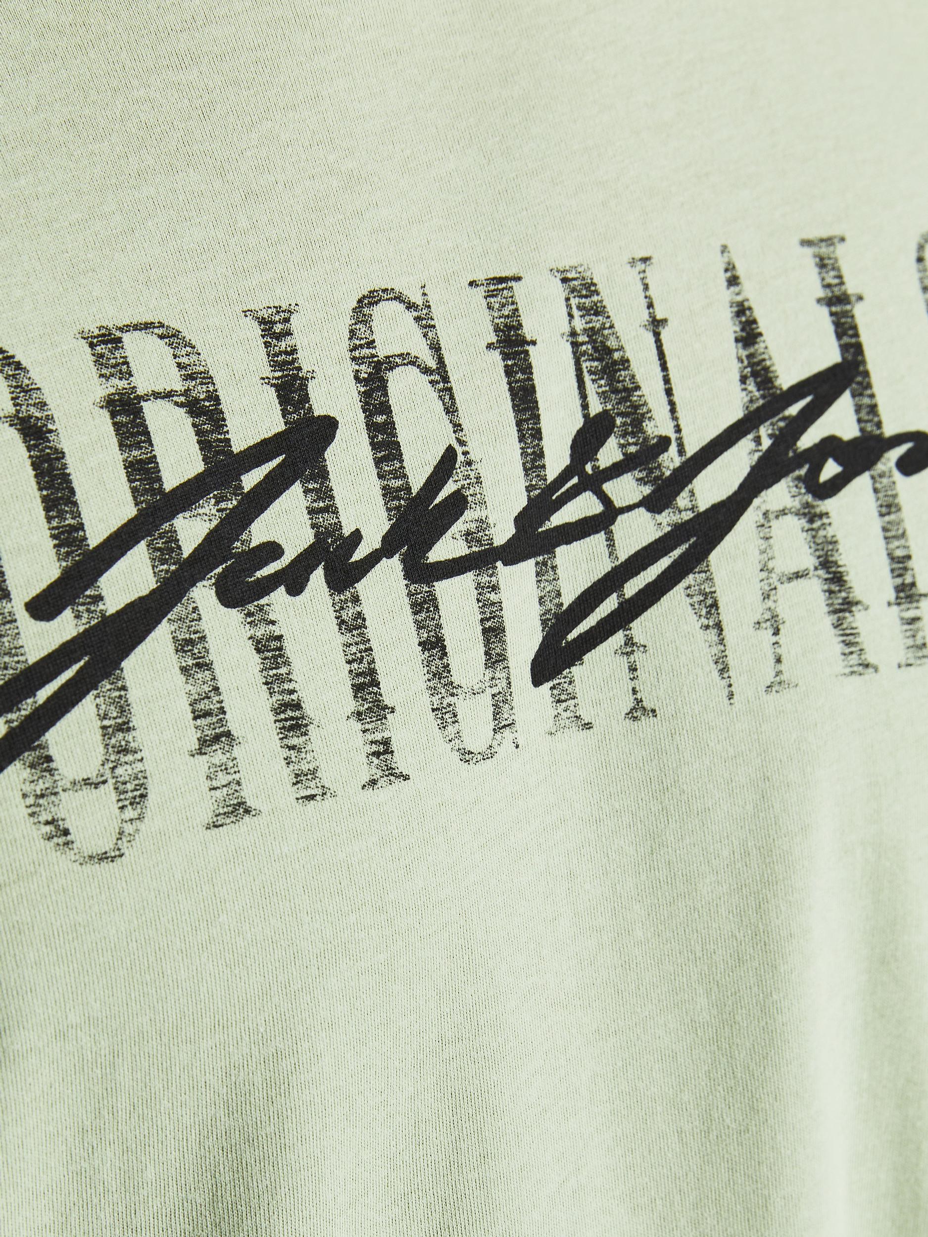 Jack Jones Erkek T-Shirt 12205957 Swamp