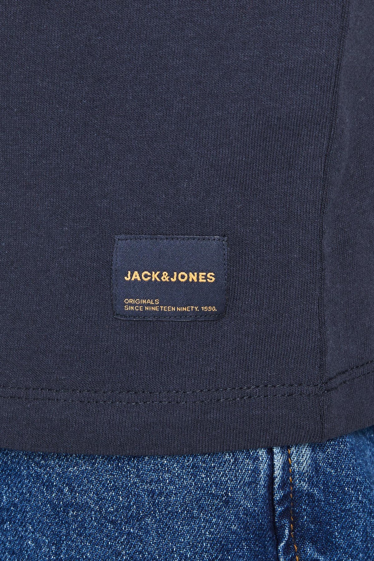 Jack Jones Erkek T-Shirt 12207474 Navy Blazer