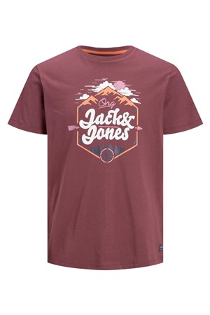 Jack Jones Erkek T-Shirt 12207474 Catawba Grape