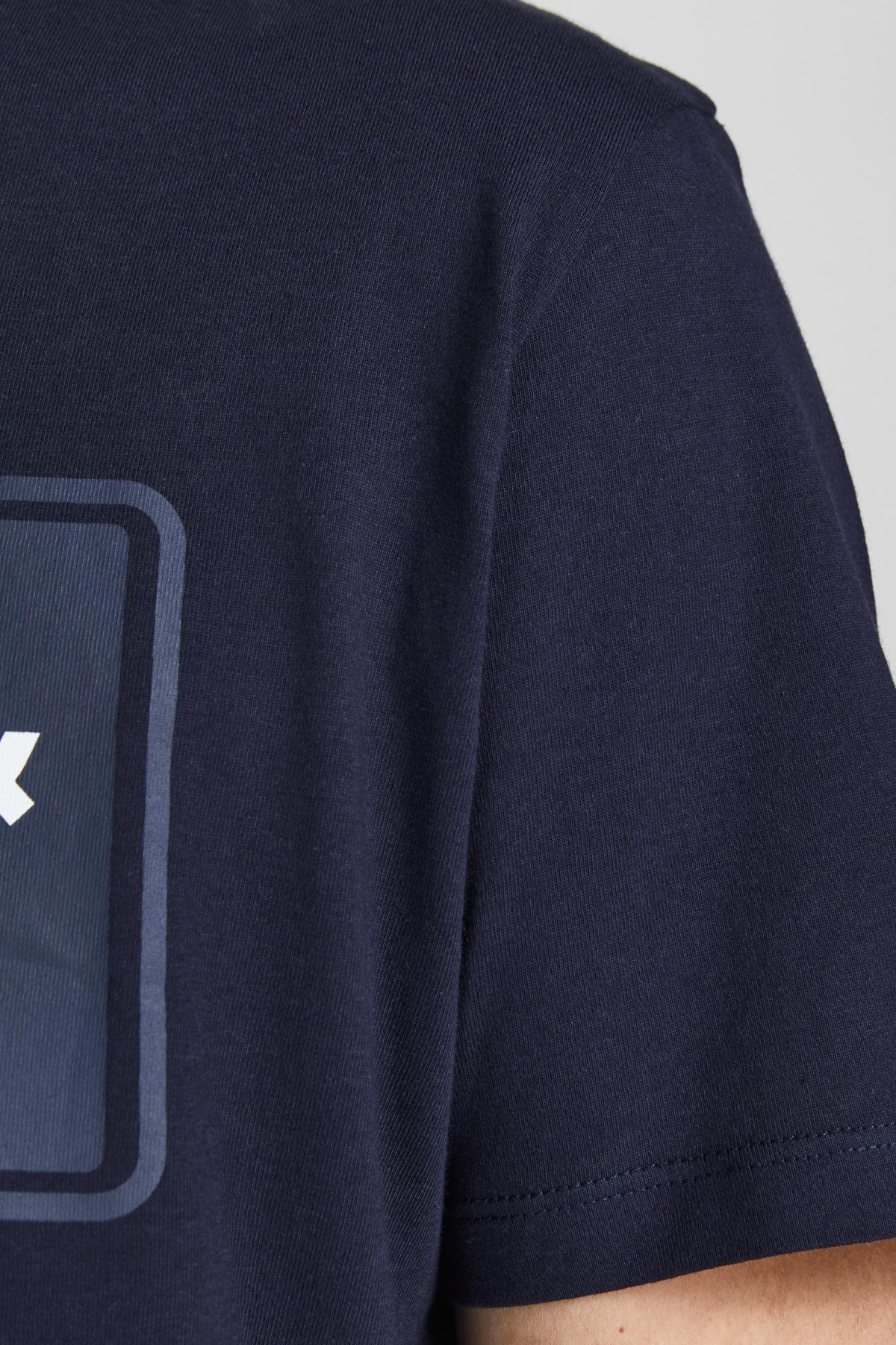 Jack Jones Erkek T-Shirt 12207493 Navy Blazer