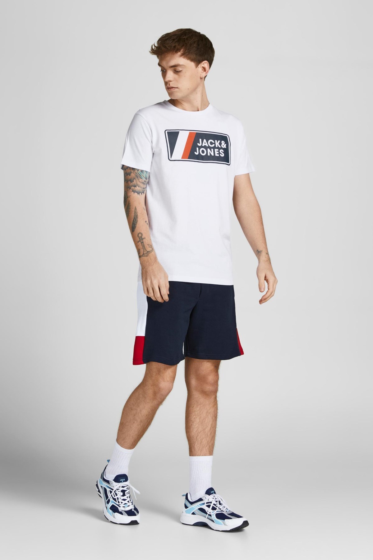 Jack Jones Erkek T-Shirt 12207493 White