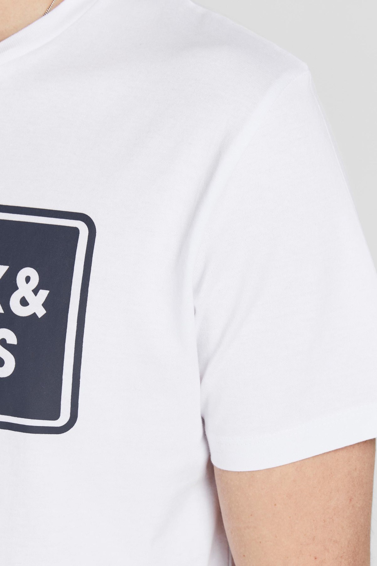 Jack Jones Erkek T-Shirt 12207493 White
