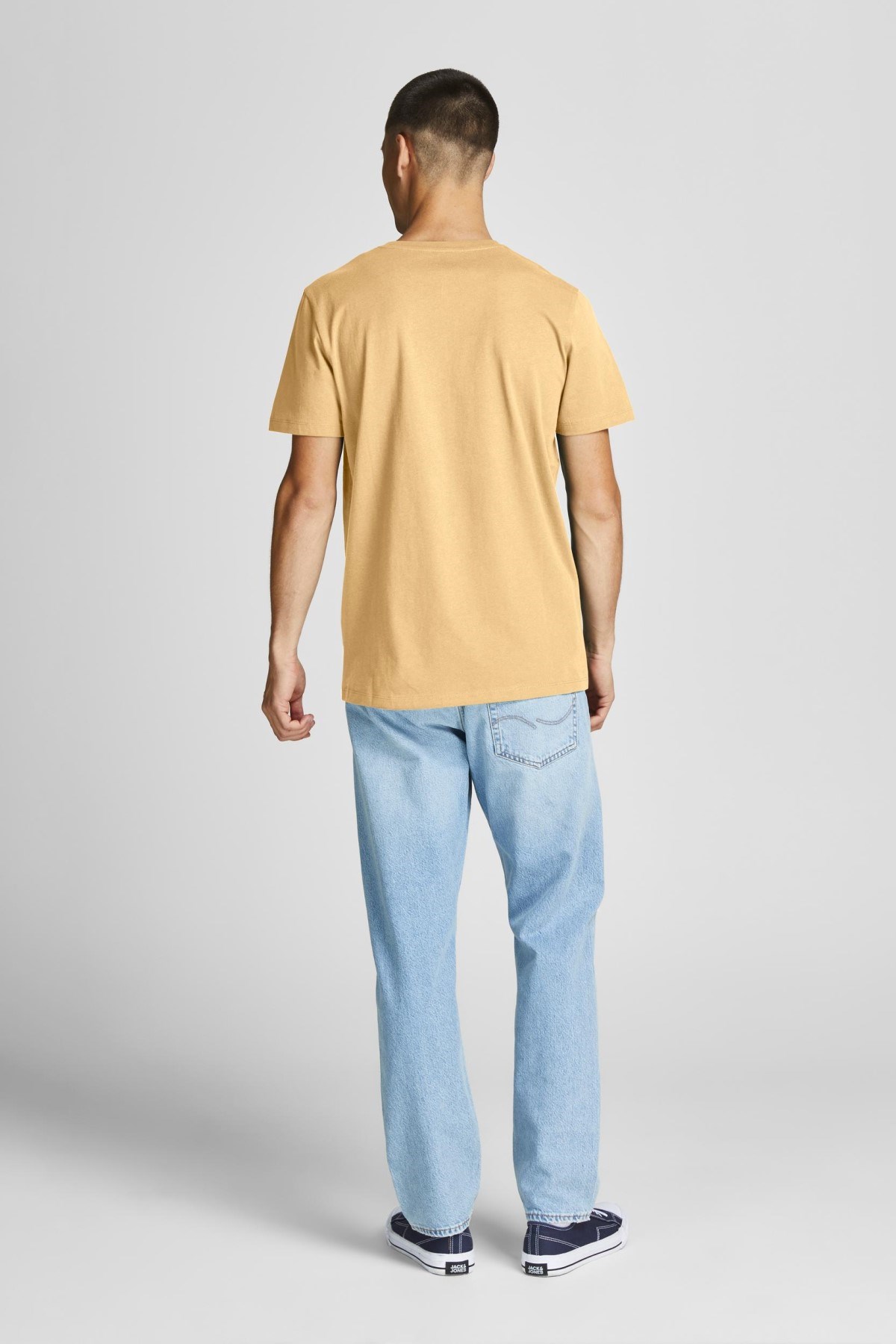 Jack Jones Erkek T-Shirt 12207693 Straw