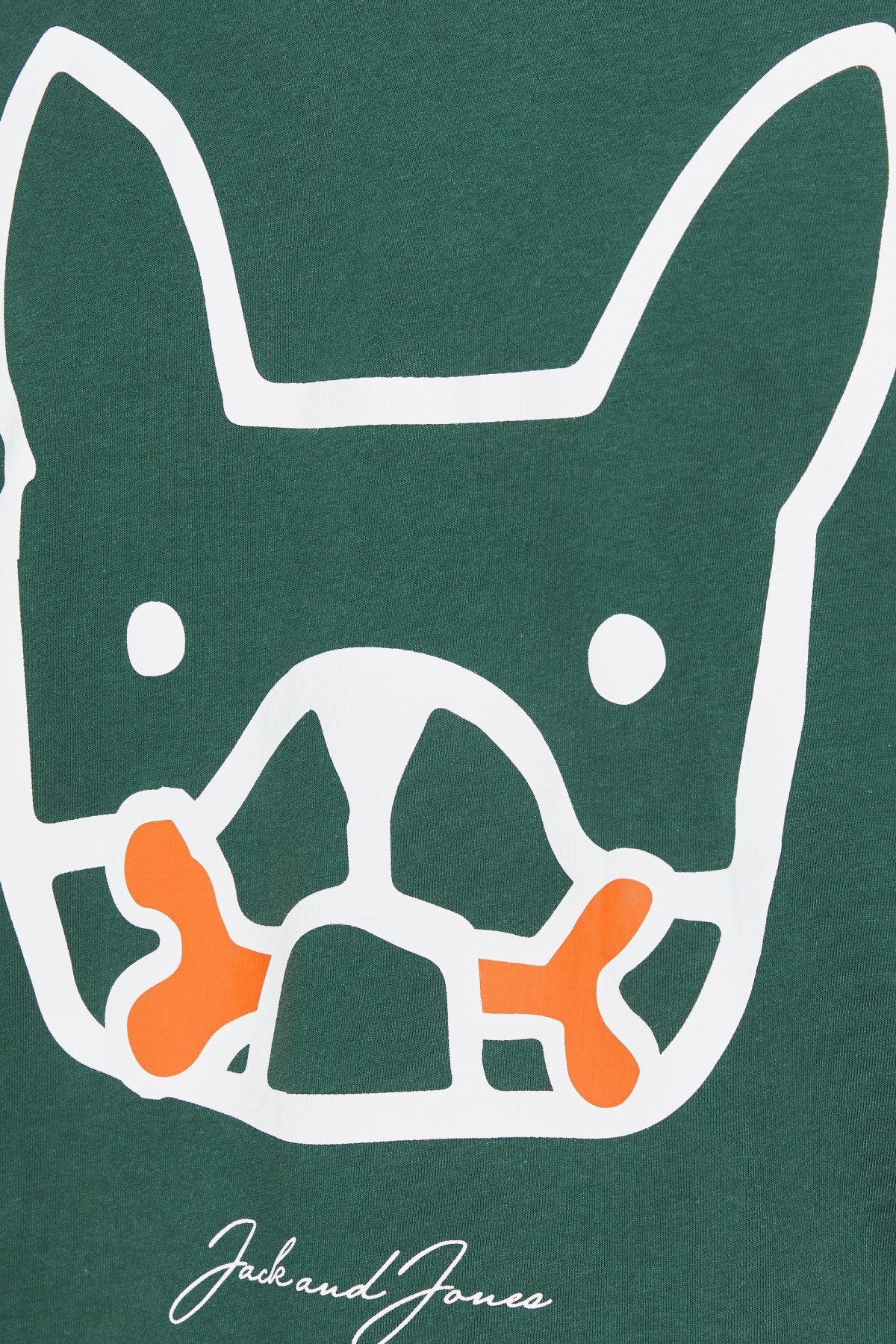 Jack Jones Erkek T-Shirt 12207693 Trekking Green