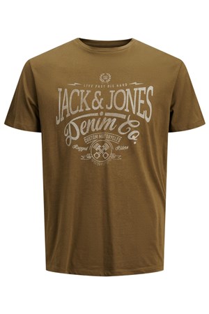 Jack Jones Erkek T-Shirt 12208452 Dark Olive