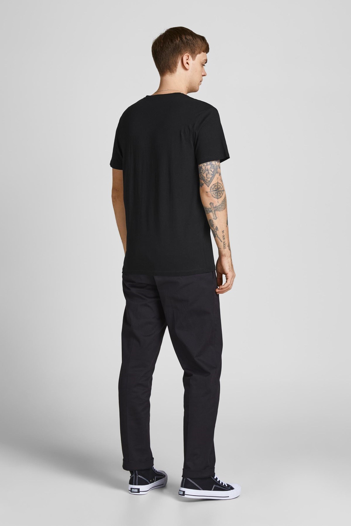 Jack Jones Erkek T-Shirt 12208467 Black