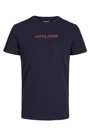 Jack Jones Erkek T-Shirt 12208467 Perfect Navy