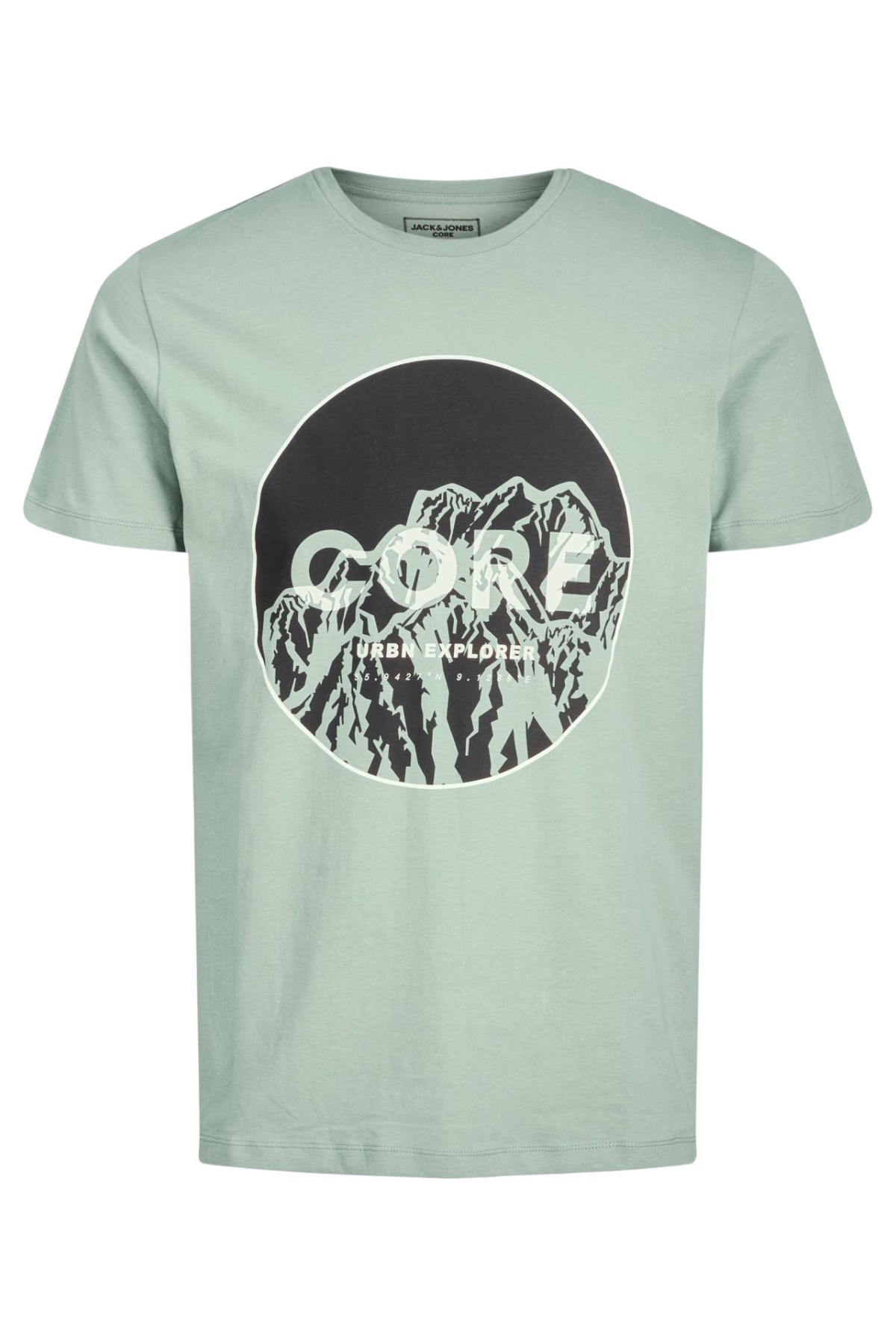 Jack Jones Erkek T-Shirt 12209200 Slate Gray