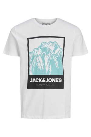 Jack Jones Erkek T-Shirt 12209200 White