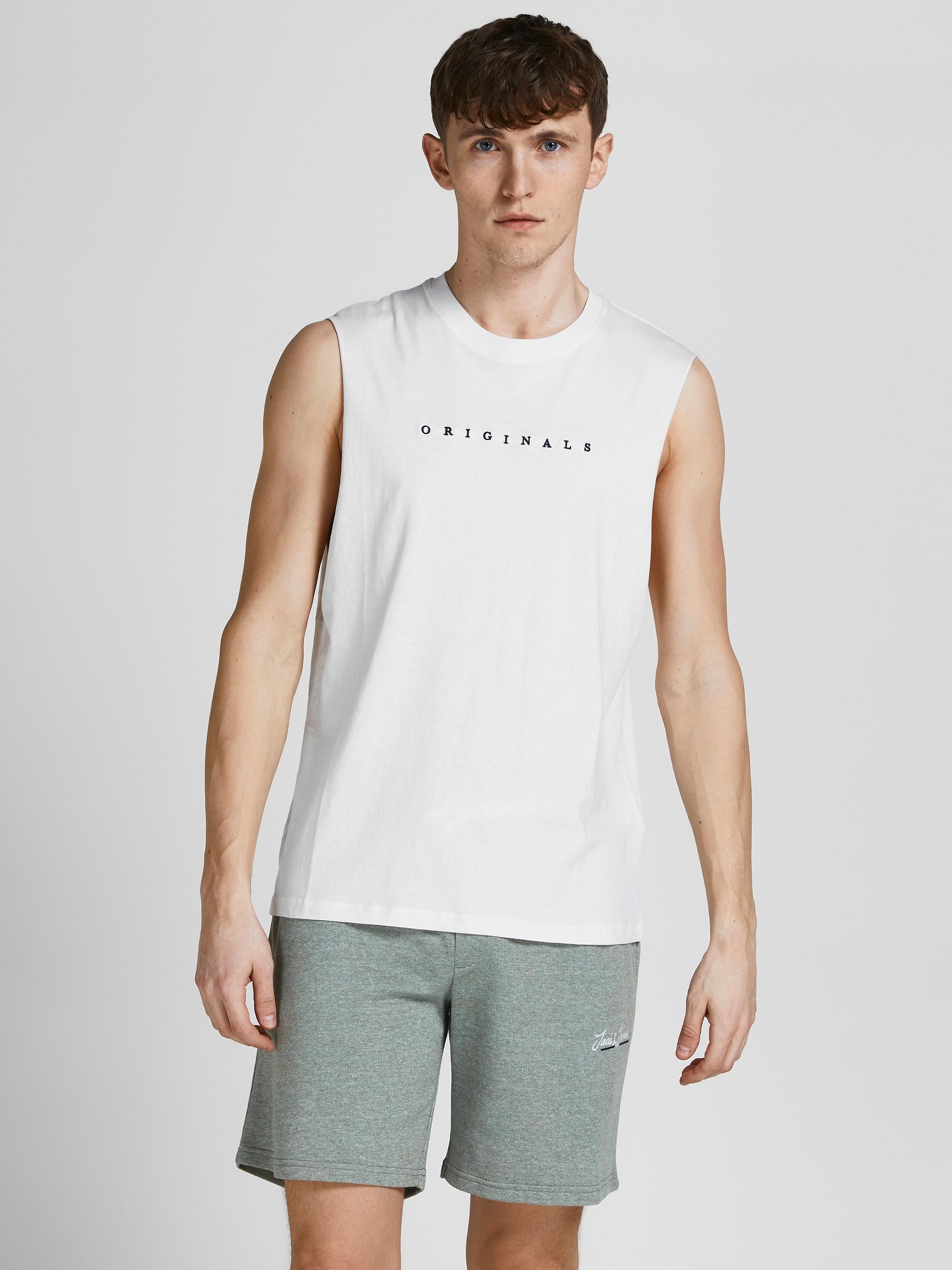 Jack Jones Erkek T-Shirt 12210016 Cloud Dancer