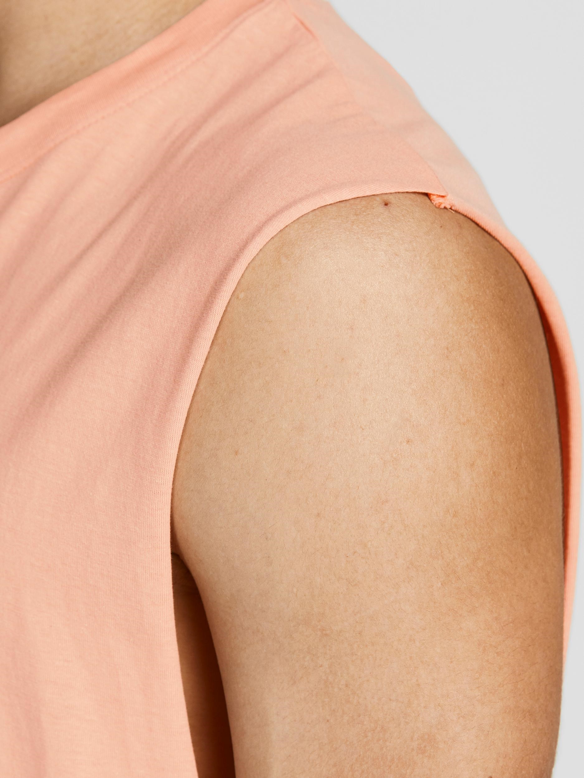 Jack Jones Erkek T-Shirt 12210016 Coral Pink