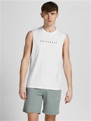 Jack Jones Erkek T-Shirt 12210016 Cloud Dancer