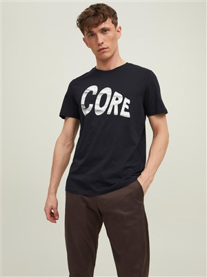 Jack Jones Erkek T-Shirt 12210481 Black