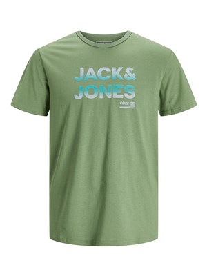 Jack Jones Erkek T-Shirt 12210868 Loden Frost