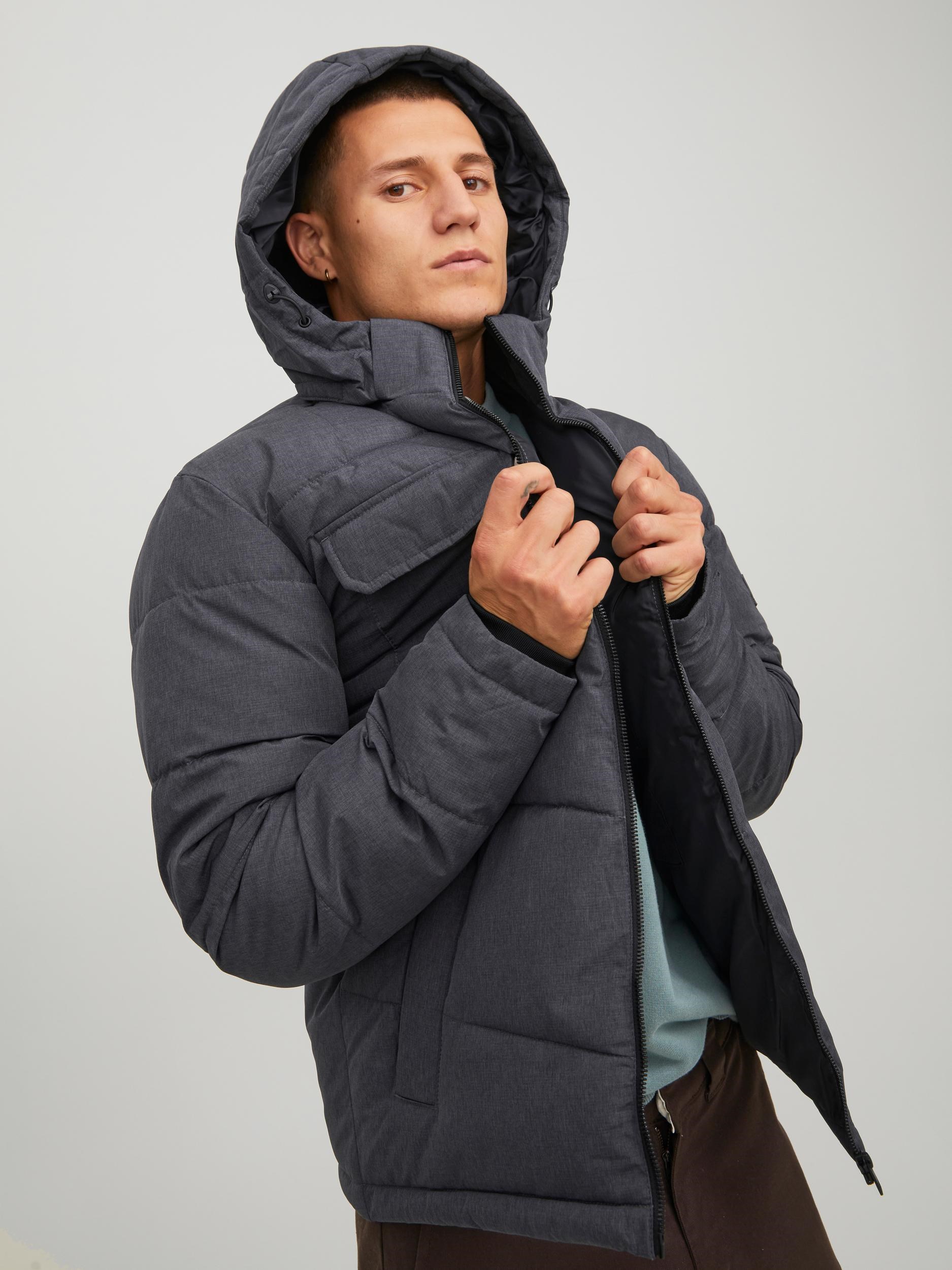 Jack Jones Erkek Ceket 12212233 Dark Grey Melange