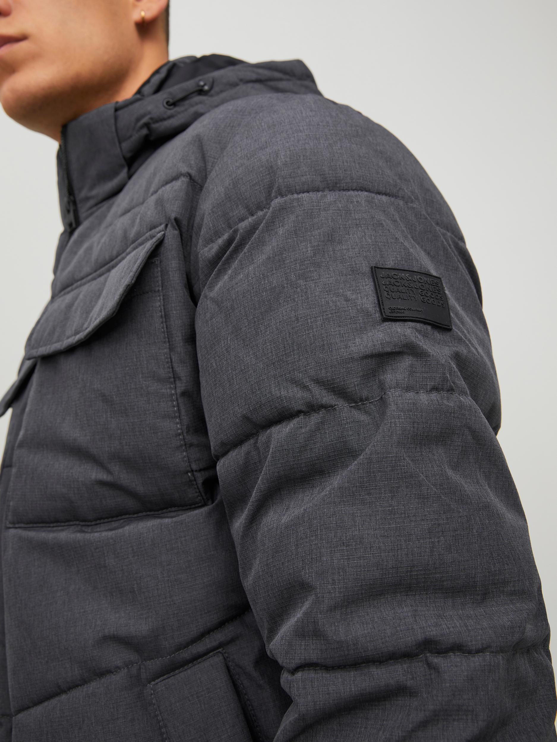 Jack Jones Erkek Ceket 12212233 Dark Grey Melange