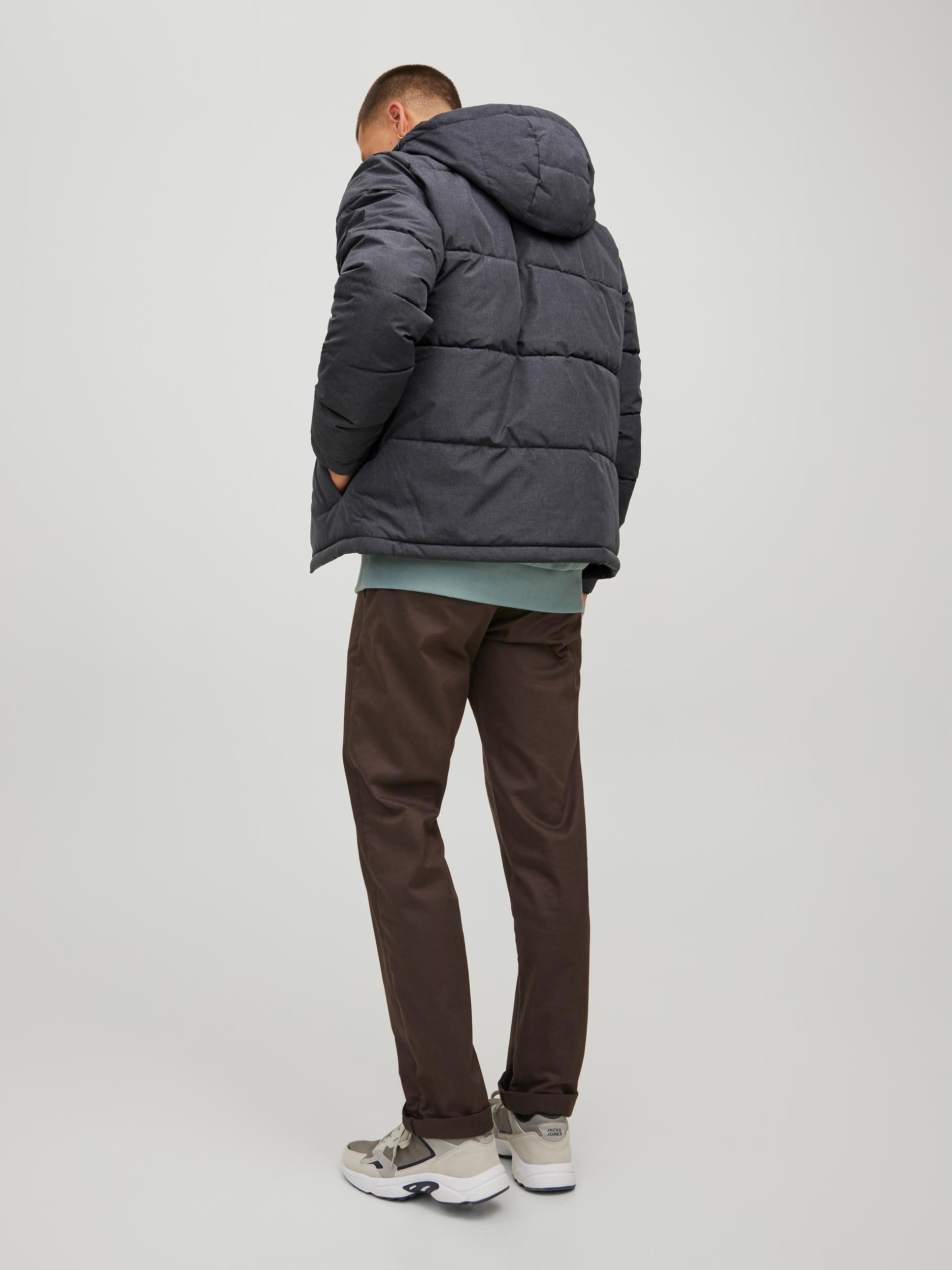 Jack Jones Erkek Ceket 12212233 Dark Grey Melange