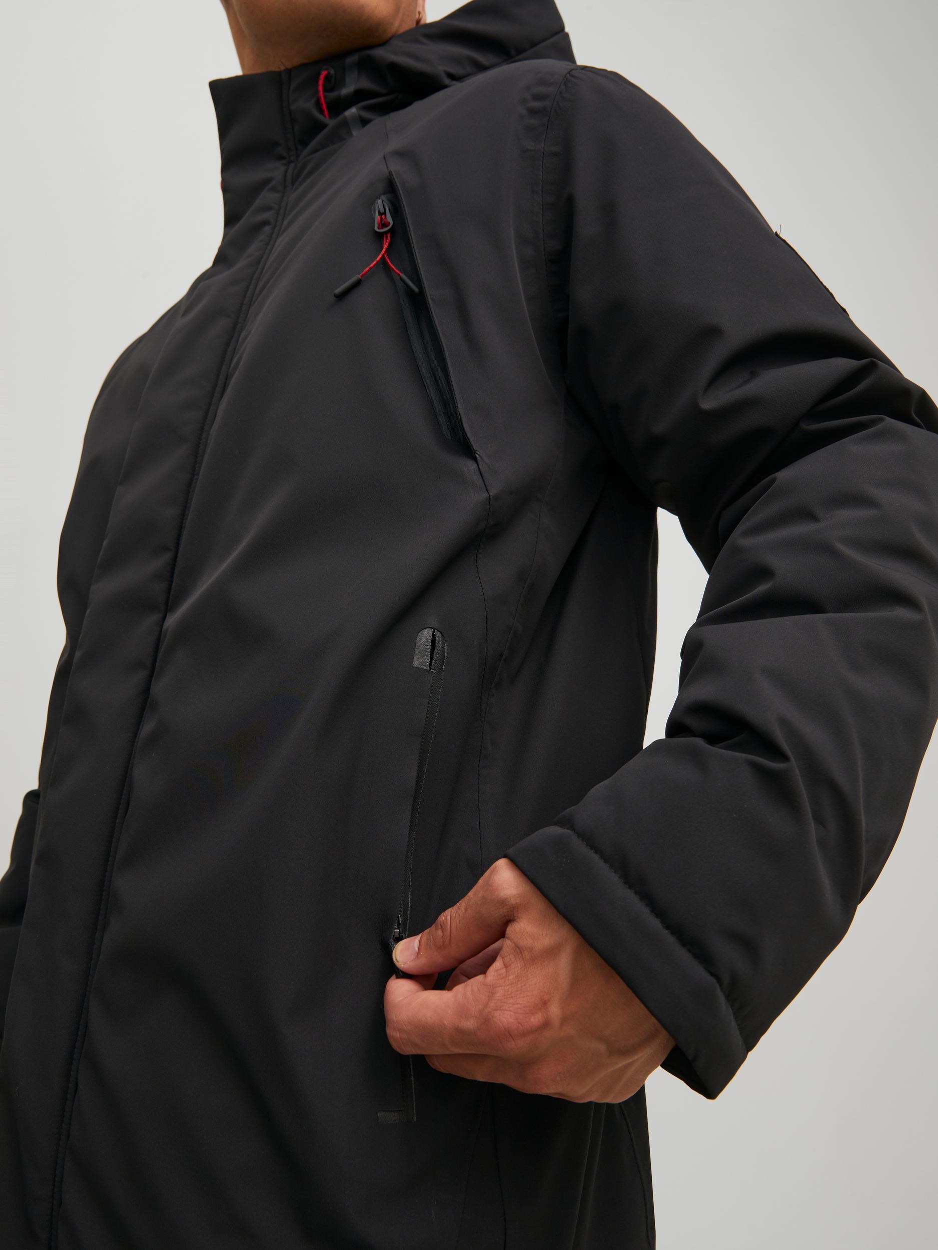 Jack Jones Erkek Parka 12215920 Black